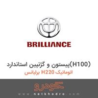 پیستون و گژنپین استاندارد(H100) برلیانس H220 اتوماتیک 