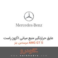 عایق حرارتگیر منبع میانی اگزوز راست مرسدس بنز AMG GT S 
