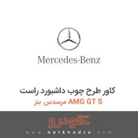 کاور طرح چوب داشبورد راست مرسدس بنز AMG GT S 2016