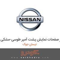 تنظیم کننده نور صفحات نمایش پشت آمپر طوسی-مشکی نیسان جوک 2017